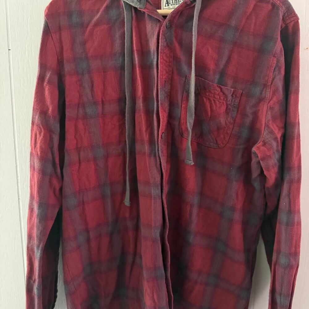 Cotton-on Red and Burgundy Shirt
